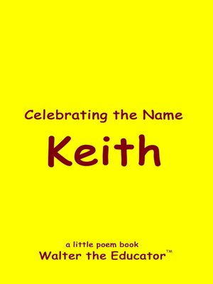 cover image of Celebrating the Name Keith